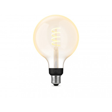 LED-Glühbirne Filament E27 7W 550 lm G125 PHILIPS Hue White Ambiance