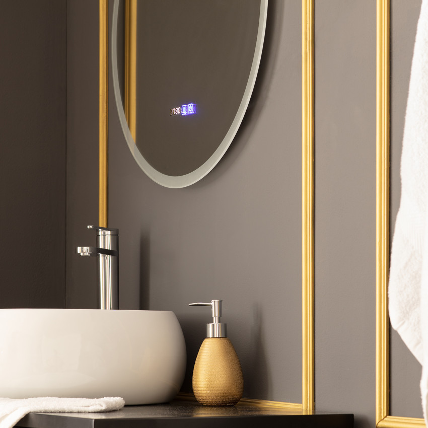 Produkt od Koupelnové Zrcadlo s LED Světlem a Ochranou proti Zamlžení Ø60 cm Palolem