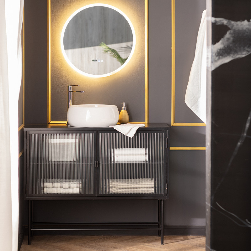 Badkamer Spiegel met LED Licht en Anti-condens Ø60 cm Palolem