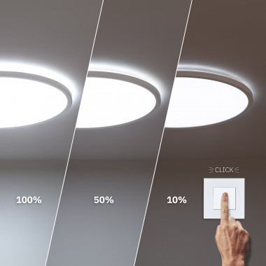 Product van LED Plafondlamp 24W Rond  Dubbelzijdige Verlichting Ø420 mm Regelbaar SwitchDimm