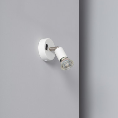 White Oasis Adjustable Wall Light with Switch