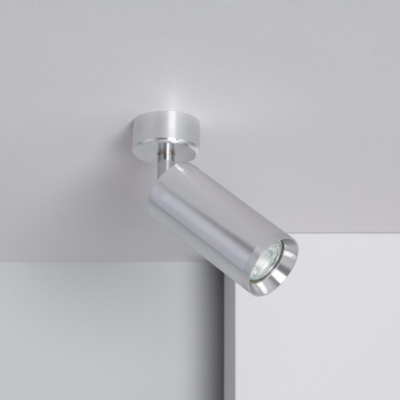 Strahler-Lampenfassung Aluminium für GU10 Glühbirnen Quartz