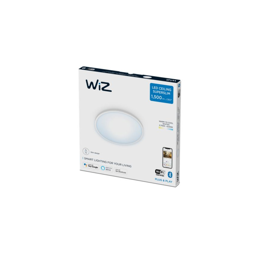 Product van LED Plafondlamp WiZ CCT Smart WiFi+Bluetooth LED 16W Dimbaar