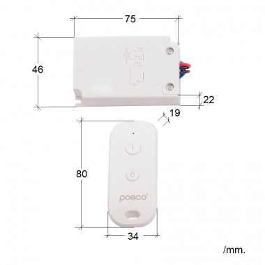 Product van Simpele Schakelaar + RF afstandsbediening