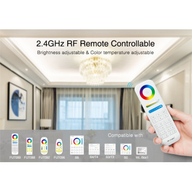 Product of MiBoxer 12/24V DC RGB Dimmer + 4 Zones RF Remote Control