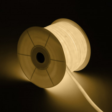 Produkt von LED-Neonstreifenrolle 220V AC 120 LED/m 50 m Rund 360 Warmes Weiss IP67 nach Mass Schnitt alle 100 cm