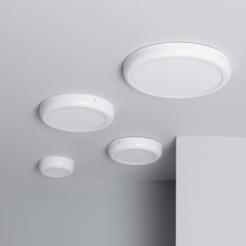 Produkt od Přisazené Stropní Kruhové 24W LED Svítidlo Ø300 mm Kovový s Bílým Designem