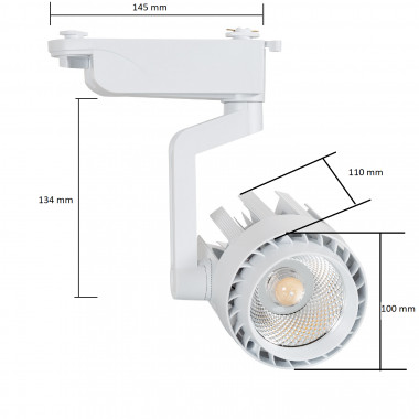 Product of 30W Dora LED Spotlight for Single Phase Track in White 