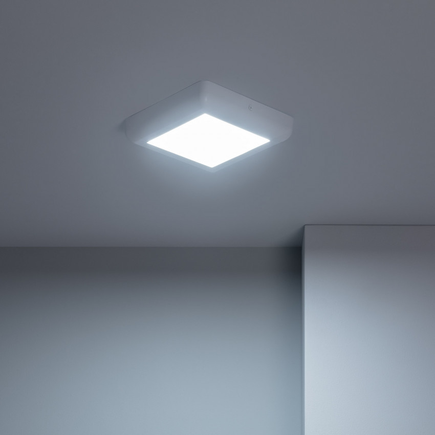 Product van Plafondlamp 12W LED Metaal Vierkant Wit Design  178x178 mm