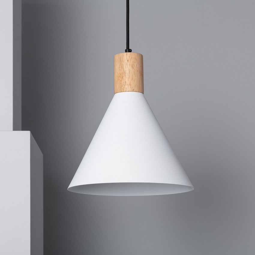 Product of Arbat Metal & Wood Pendant Lamp 