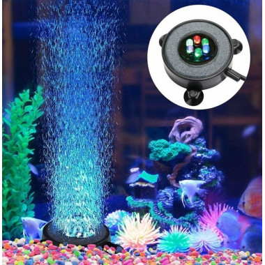 Product van Aquarium Oxygenator met LED licht RGBW 1W IP68