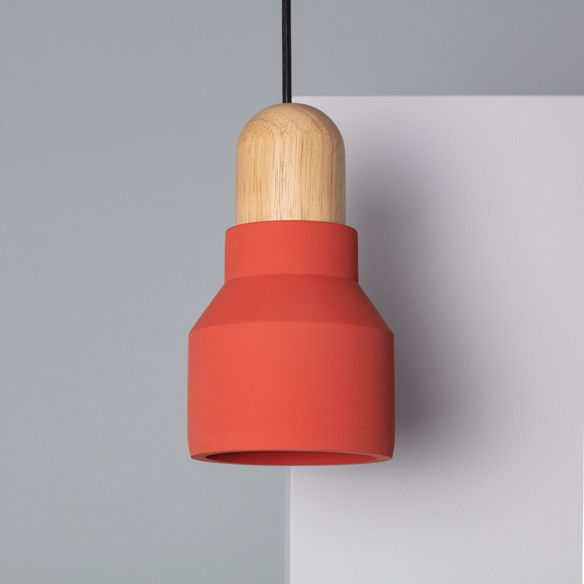 Product of Luster Concrete & Wood Pendant Lamp