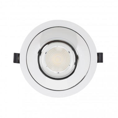 Produit de Spot Downlight LED Rond (UGR15) LuxPremium Blanc 18W LIFUD Coupe Ø115mm 