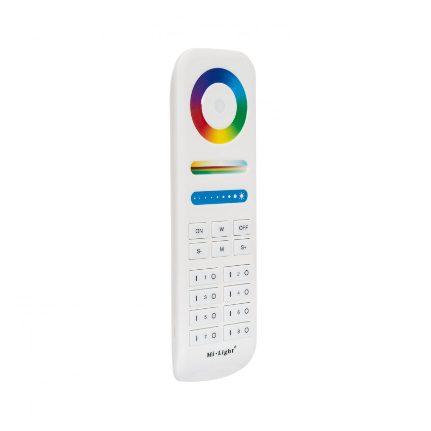 Product of MiBoxer FUT089 RF Remote Control for LED Dimmer RGB + CCT 8 zone