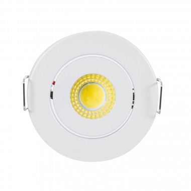 Product of White Round Adjustable 1W COB LED Downlight Ø44mm Cut-Out 