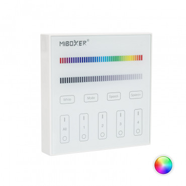 Product Telecomando RF per Regolatori LED RGBW 4 Zone MiBoxer B3