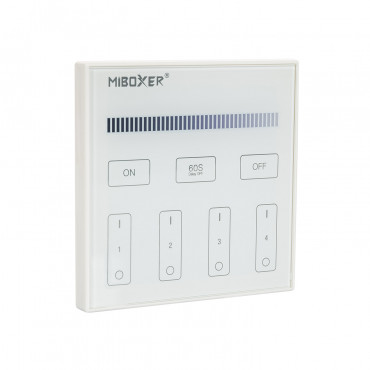 Product 220-240V AC Wall Mounted RF Remote for LED Monchrome 4 RF Zone Dimmer Mi Boxer T1