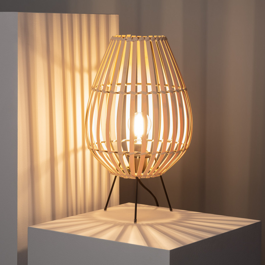 Produkt od Bambusová Stolní Lampa Atamach 