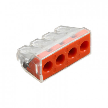 Produkt von 10 Pack Schnellverbinder 4 Eingänge 2,5-6,0 mm²