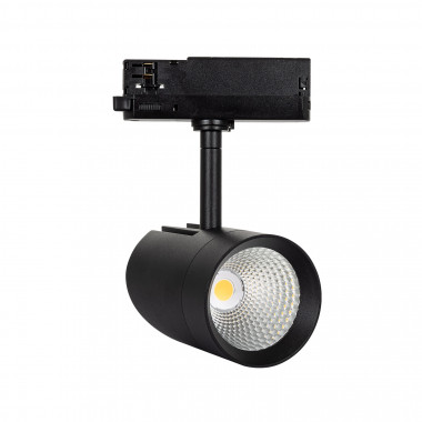 Produit de Spot LED Fuji 30W Noir (CRI90) No Flicker pour Rail Triphasé (3 Allumages)