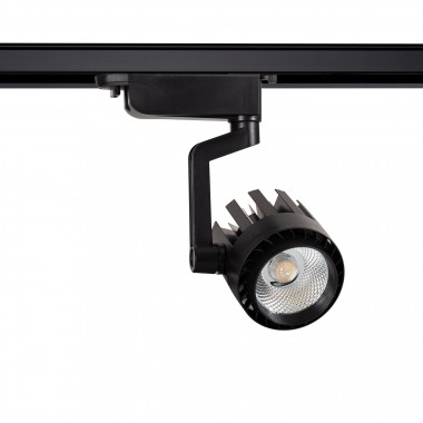 30W Dora LED Spotlight for Three Phase Track in Black