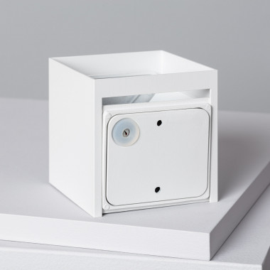 Prodotto da Applique da Parete Esterni LED 6W Alluminio Illuminazione Doppia Luce Eros Bianco