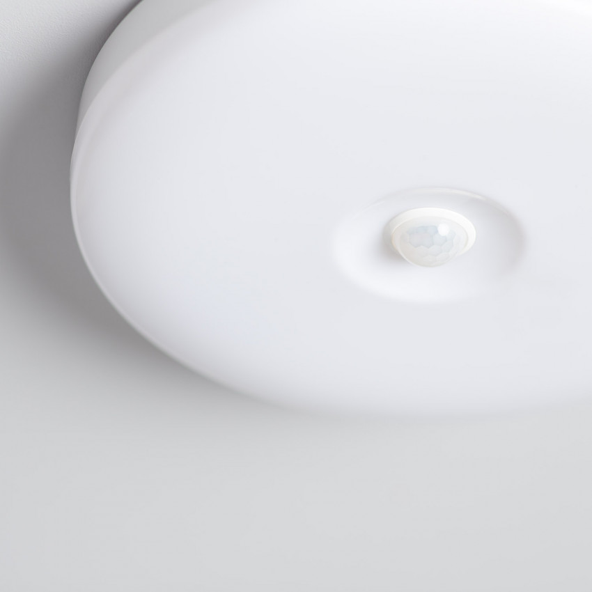 Produkt od Přisazené Stropní LED Svítidlo 12W Kruhové Ø216 mm Flicker Free se Senzorem Pohybu PIR a Soumrakovým Senzorem