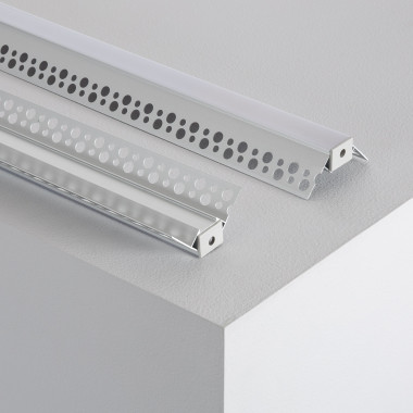 Product of Aluminium Profile Integration for External Corner LED Strip up to 8 mm 