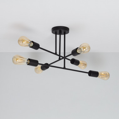 Fimbo 6 Spotlight Metal Ceiling Lamp