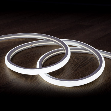 Product Gaine Néon LED Flexible Dimmable 7.5W/m 220V AC 120LED/m Semi-circulaire 180° Blanc Froid IP67 sur Mesure Coupe tous les 100cm 