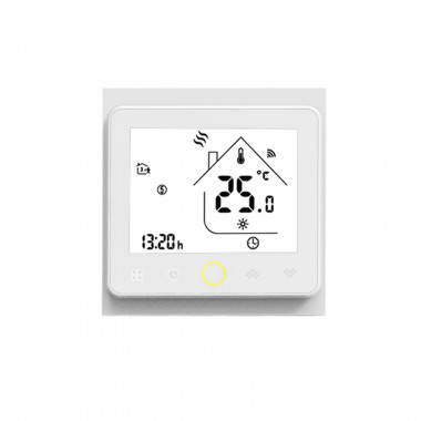 Thermostat WiFi Programmable Blanc pour Chauffage