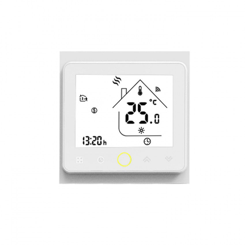 Product of White Programmable Thermostat for Heating WiFi