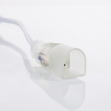 Produit de Câble Rectificateur pour Gaine Néon LED Flexible 7.5W/m 220V AC 100 LED/m Semi-circulaire 180° Monochrome IP67