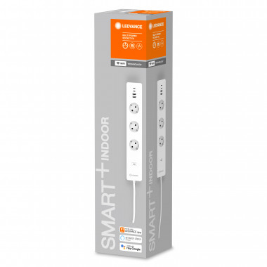 Product van Stekkerdoos 3 F Schuko Stopcontacten + 2 USB Smart WiFi  LEDVANCE 4058075594784