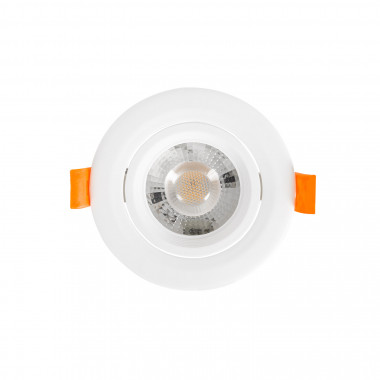 Product of 7W Round COB Solid Adjustable LED Downlight Ø75 mm Cut-Out in White