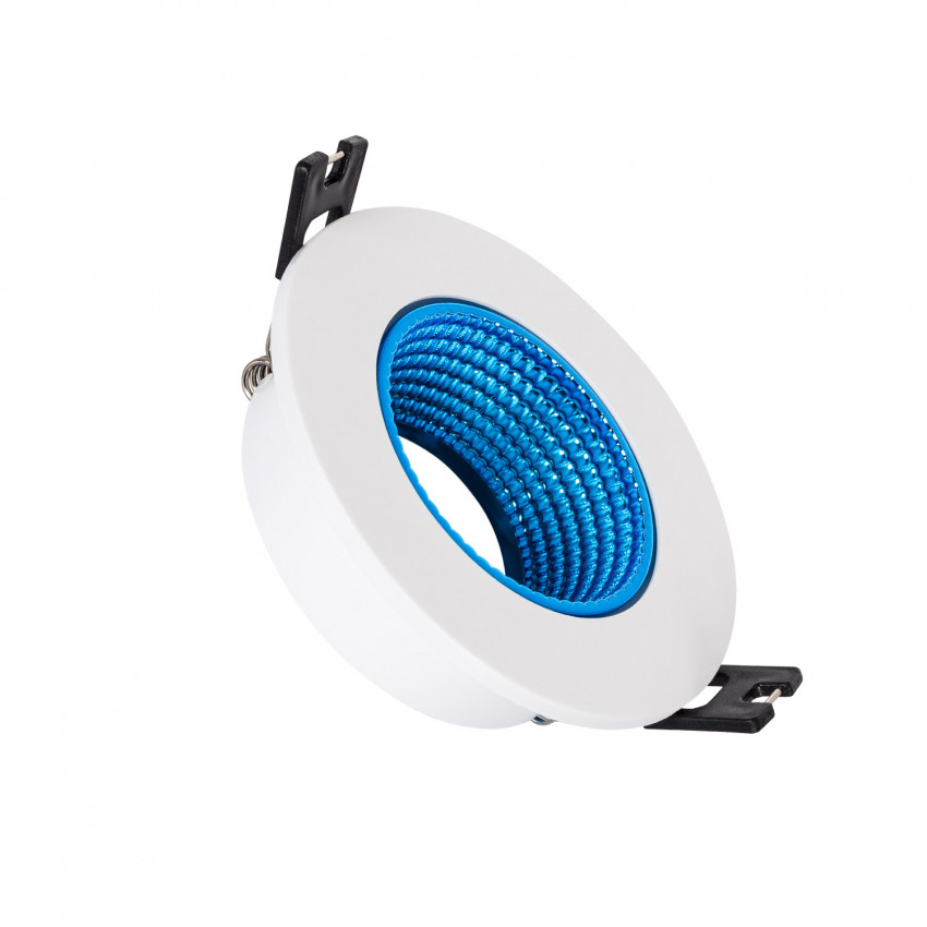 Prodotto da Portafaretto Downlight Circolare Basculante Colorato per Lampadina LED GU10 / GU5.3 Foro Ø80 mm