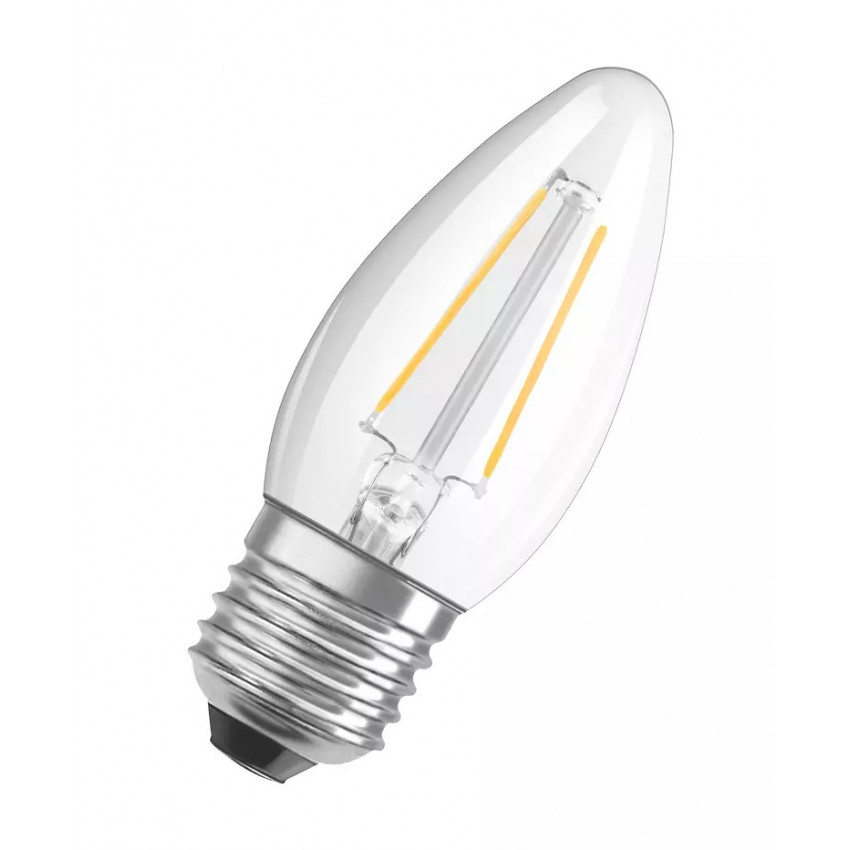 Produkt von LED-Glühbirne Filament E27 4.8W 470 lm C35 OSRAM Parathom Classic 4058075590670