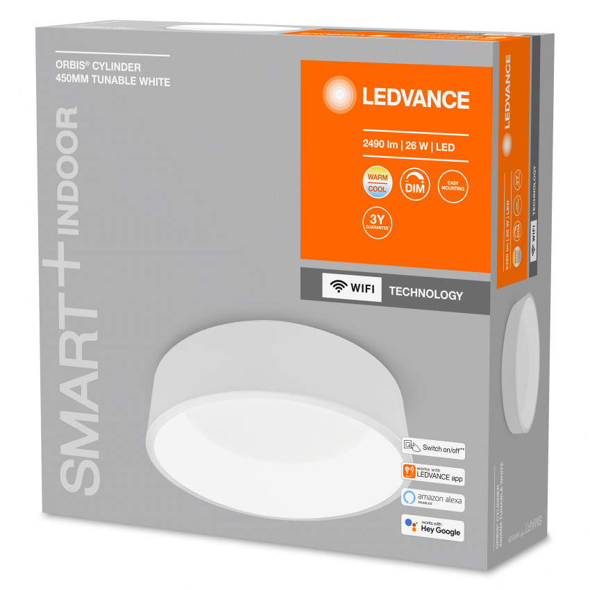 Product van Plafondlamp LED 26W Smart+ WiFi ORBIS LEDVANCE 4058075486584