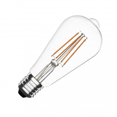 LED-Lampe E27 Filament ST64 6W