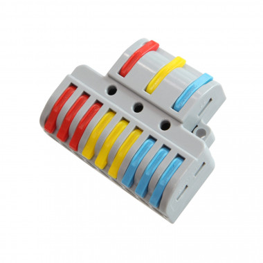 Product of Pack of 5u Quick Connectors with 9 Inputs and 3 Outputs SPL-93 for 0.08-4mm² Electrical Cable