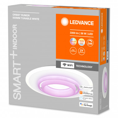 Produit de Plafonnier LED Rond Ø500 mm 32W RGBW Smart+ WiFi ORBIS Rumor LEDVANCE 4058075573437