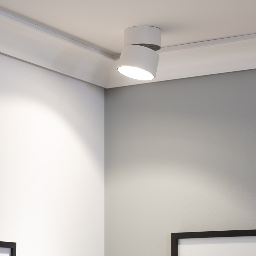 Product van Plafondlamp 30W LED  Rond Aluminium Wit New Onuba