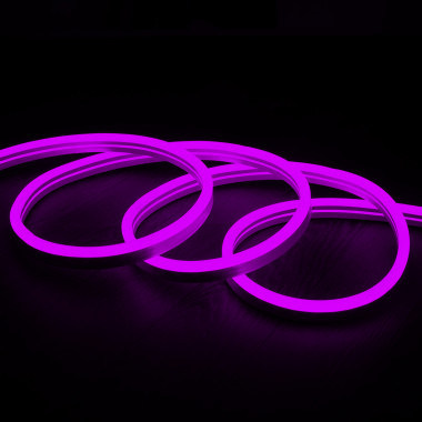 Produkt von LED-Streifen Neon 11 W/m RGB  220V AC 60 LED/m Halbrund 180º IP67 nach Mass Schnitt alle 100 cm