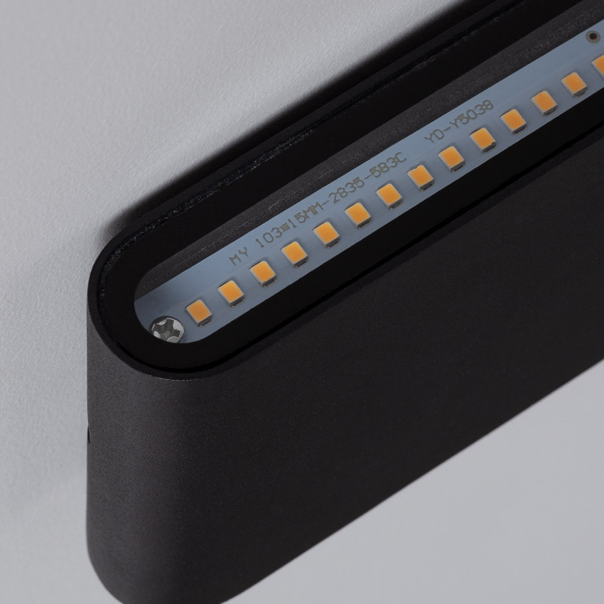 Produkt od Nástěnné LED Svítidlo 6W Luming Hliníkové Čtvercové Dvojité Osvětlení v Černé