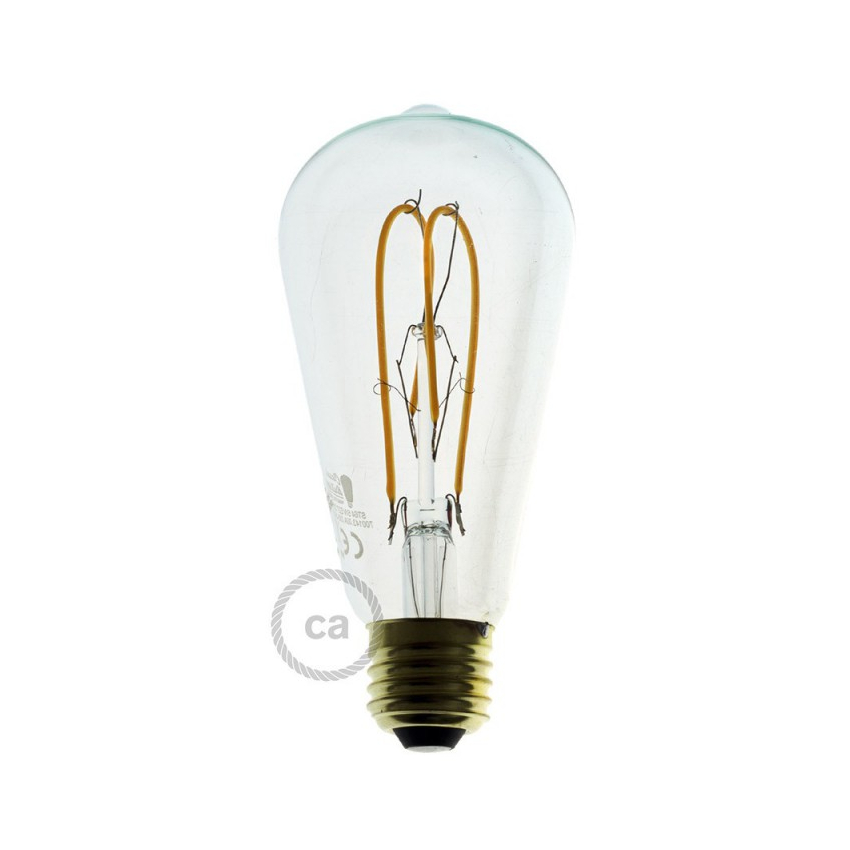 Produkt od LED Filamentní Žárovka E27 5W 280 lm ST64 Stmívatelná Edison Creative-Cables DL700143