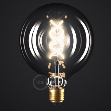Produkt von LED-Glühbirne Filament E27 5W 150 lm G125 Dimmbar Smoky Creative-Cables DL700179