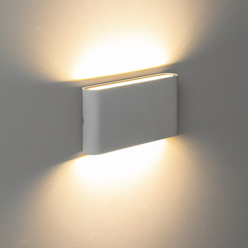 Produkt od Nástěnné LED Svítidlo 12W Luming Hliníkové Obdelníkové Dvojité Osvětlení v Bílé