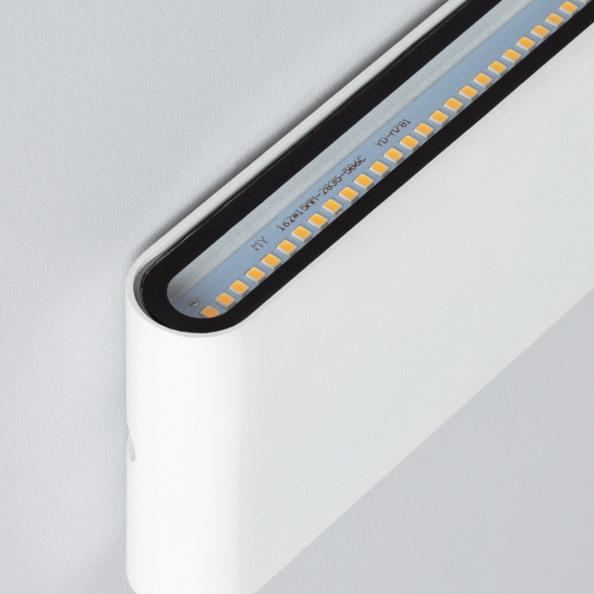 Produkt von LED-Wandleuchte Aussen 12W Aluminium Rechteckig Doppelseitige Beleuchtung Luming Weiß