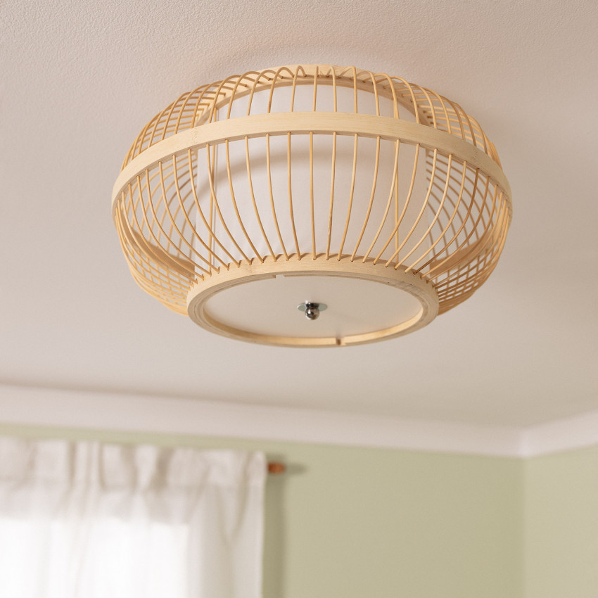 Product of Calpe Bamboo Round Ceiling Lamp Ø400 mm