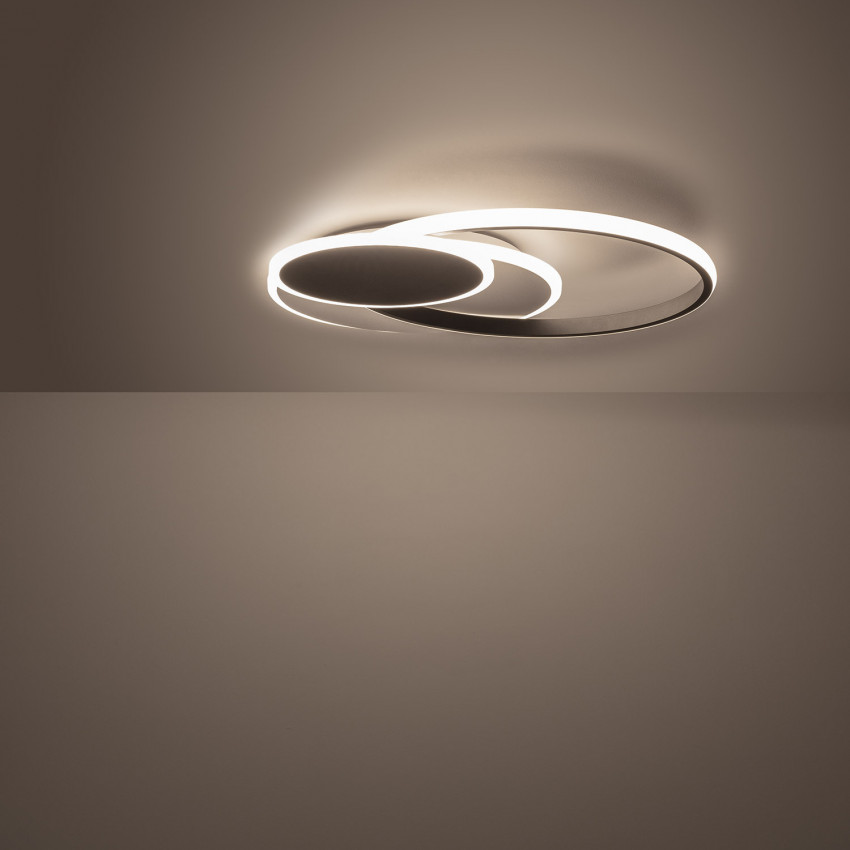 Product van Plafondlamp LED 27W Metaal Mini Eklips Berno